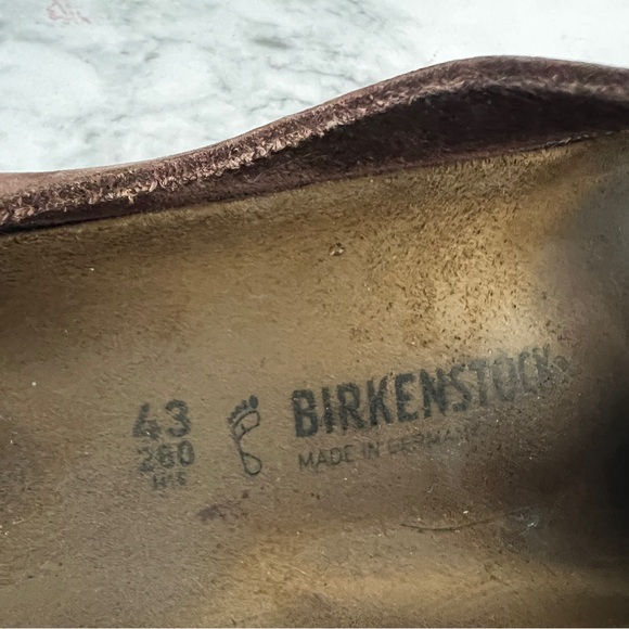 Birkenstocks Milano Men’s Brown Sandals Sz 43 - Picture 6 of 6
